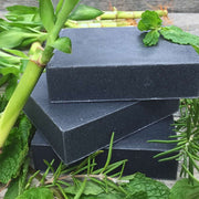 Chagrin Valley Soap & Salve Shampoo Bar: Rosemary Mint Charcoal Shampoo Bar