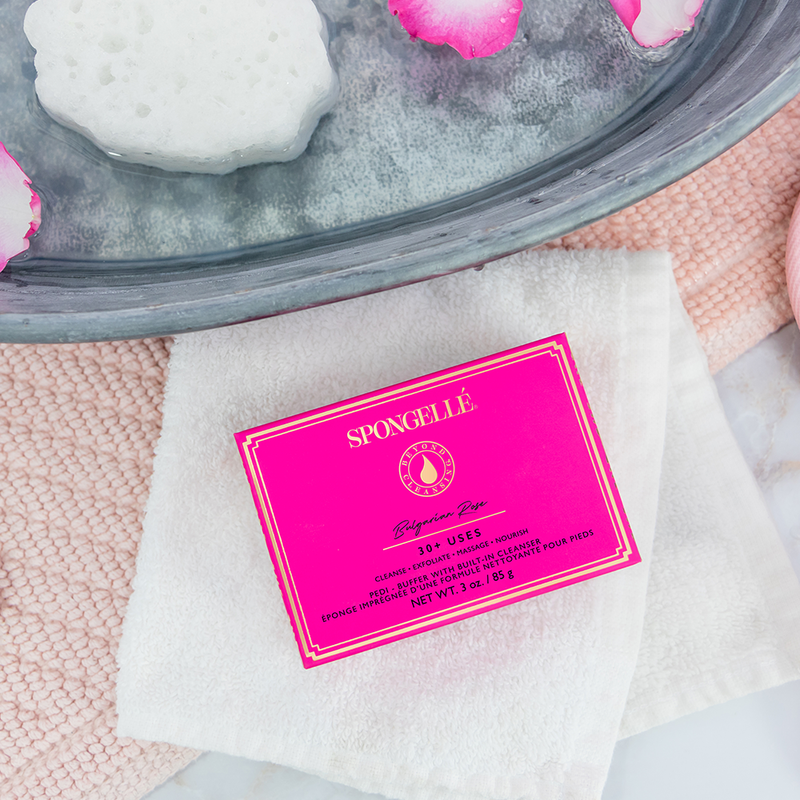 Spongellé Bulgarian Rose | Pedi Buffer Pedi Buffer