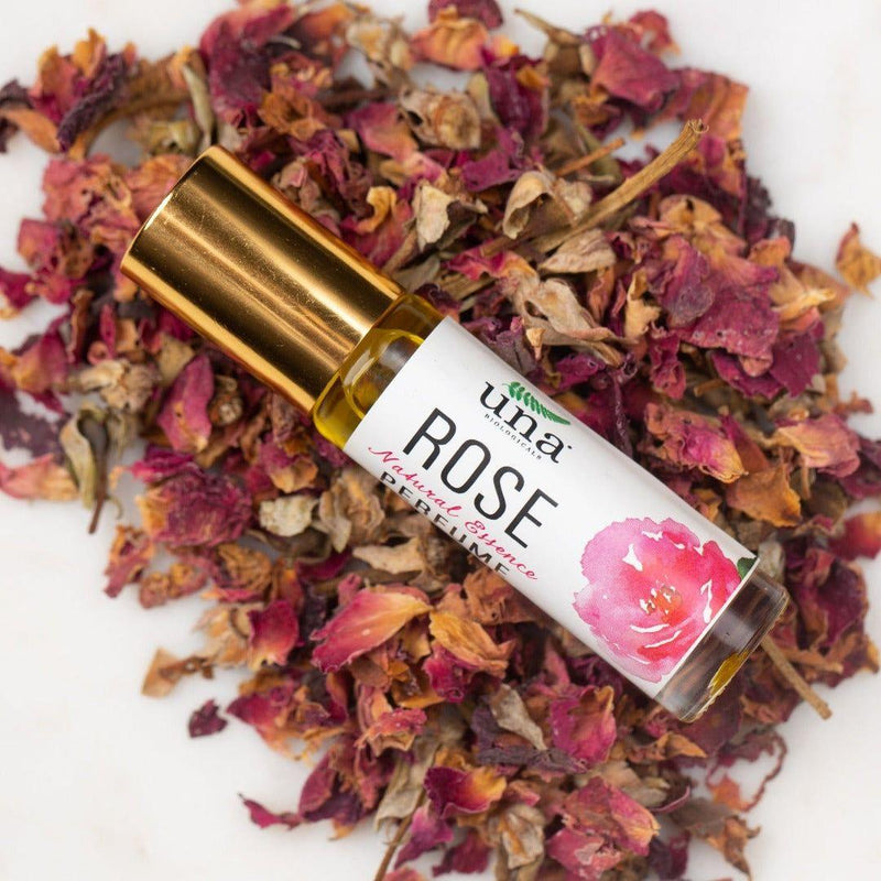 Una Biologicals® Rose Perfume | Natural Fragrance | Una Biologicals Essential Oil Roll-On