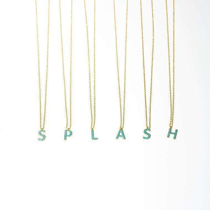 Roslyn Initial Necklace by Jonesy Wood