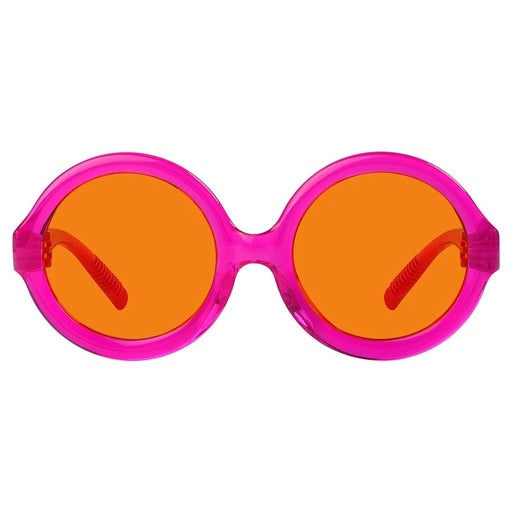 eyekeeper.com Round 100% Blue Light Blocking Orange Glasses Metalless Screwless R2313-B98 Eyeglasses