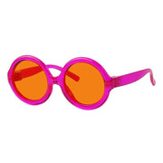 eyekeeper.com Round 100% Blue Light Blocking Orange Glasses Metalless Screwless R2313-B98 Eyeglasses