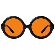 eyekeeper.com Round 100% Blue Light Blocking Orange Glasses Metalless Screwless R2313-B98 Eyeglasses
