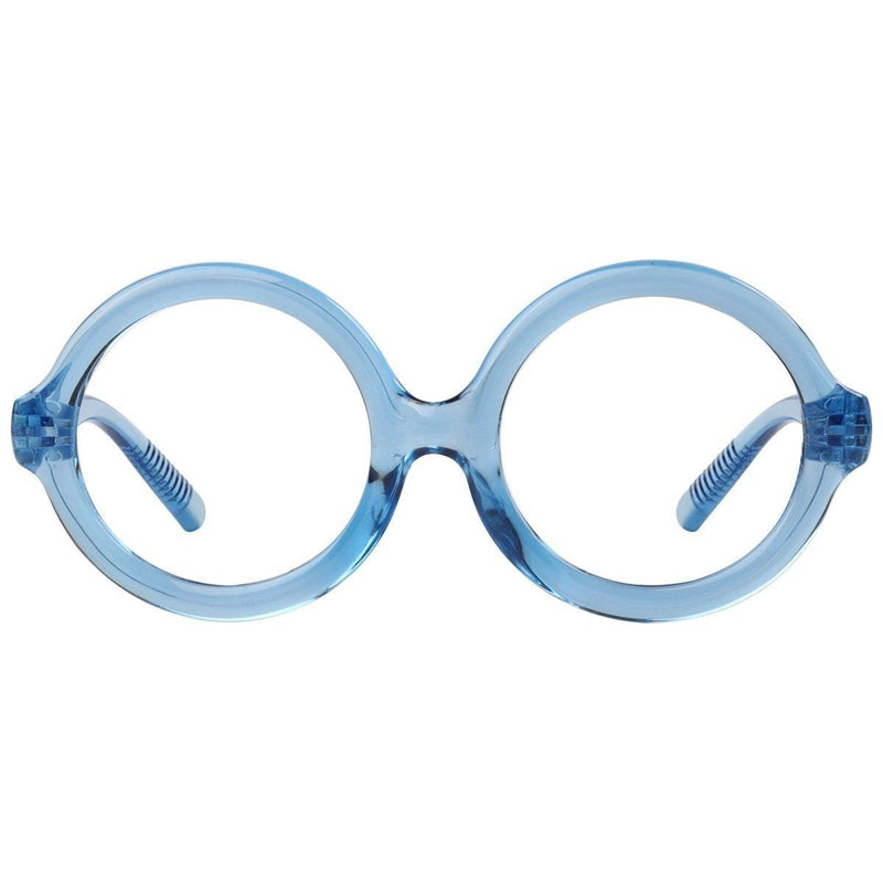 eyekeeper.com Round 30% Blue Light Blocking Metalless Screwless Glasses R2313-B15 Eyeglasses