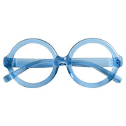 eyekeeper.com Round 30% Blue Light Blocking Metalless Screwless Glasses R2313-B15 Eyeglasses