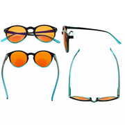 eyekeeper.com Round Bifocal Blue Light Blocking Readers Nighttime DSS005 Eyeglasses