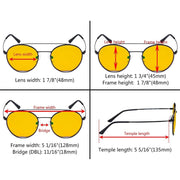 eyekeeper.com Round Blue Light Blocking Eyeglasses LX19029-BB90 Eyeglasses