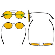 eyekeeper.com Round Blue Light Blocking Eyeglasses LX19029-BB90 Eyeglasses