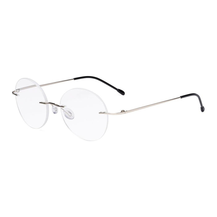 Eyekeeper.Com - Round Rimless Reading Glasses Rwk9910