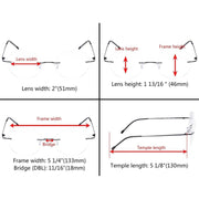 eyekeeper.com Round Rimless Reading Glasses RWK9910 Eyeglasses