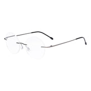 eyekeeper.com Round Rimless Reading Glasses RWK9910 Eyeglasses