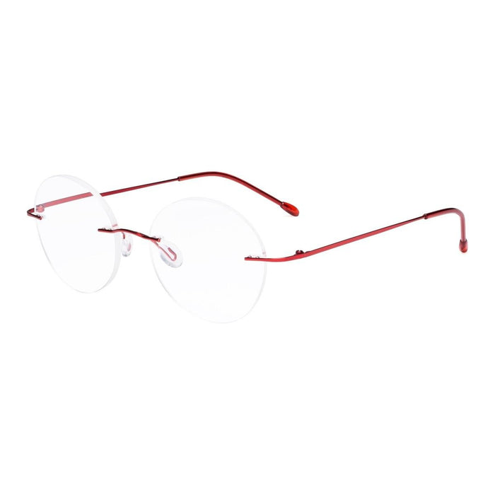 Eyekeeper.Com - Round Rimless Reading Glasses Rwk9910