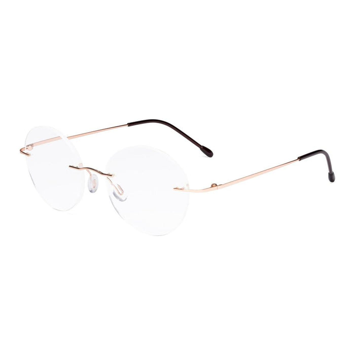 Eyekeeper.Com - Round Rimless Reading Glasses Rwk9910