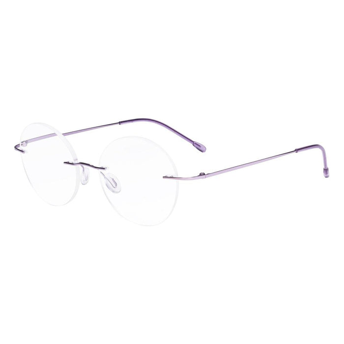 Eyekeeper.Com - Round Rimless Reading Glasses Rwk9910