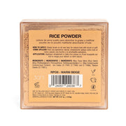 Palladio RICE POWDER Rice Loose Powder Light Goldenrod Translucent,Natural,Warm Beige