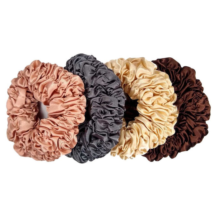 Threddies Ruched Satin Scrunchies