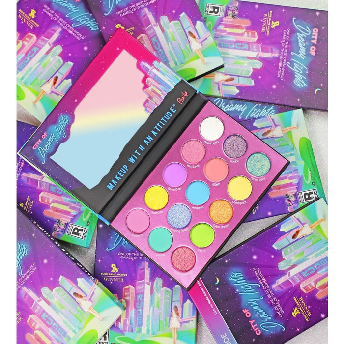 Rude Cosmetics - Rude Cosmetics - City of Dreamy Lights Pastel Eyeshadow Palette