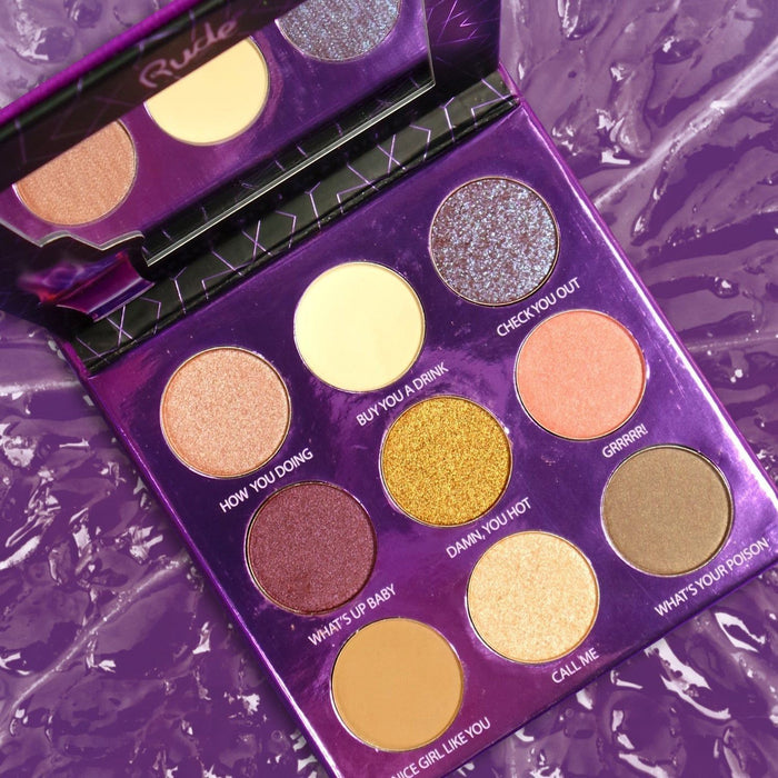 Rude Cosmetics - Rude Cosmetics - Cocktail Party 9 Eyeshadow Palette - Purple Flame