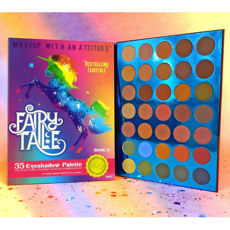 Rude Cosmetics Fairy Tale 35 Eyeshadow Palette - Book 3 Eyeshadow Palettes