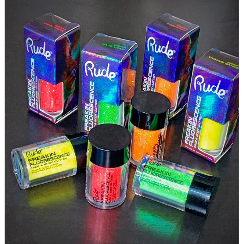 Rude Cosmetics Freakin Fluorescence Face and Body Glitter Glitter