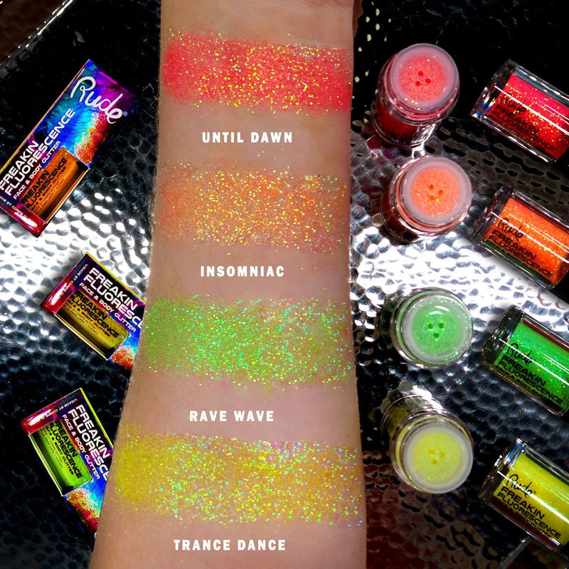 Rude Cosmetics Freakin Fluorescence Face and Body Glitter Glitter