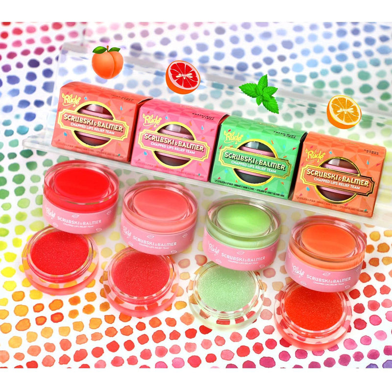 Rude Cosmetics Scrubski & Balmer Lip Exfoliator and Lip Balm Lip Balms & Treatments