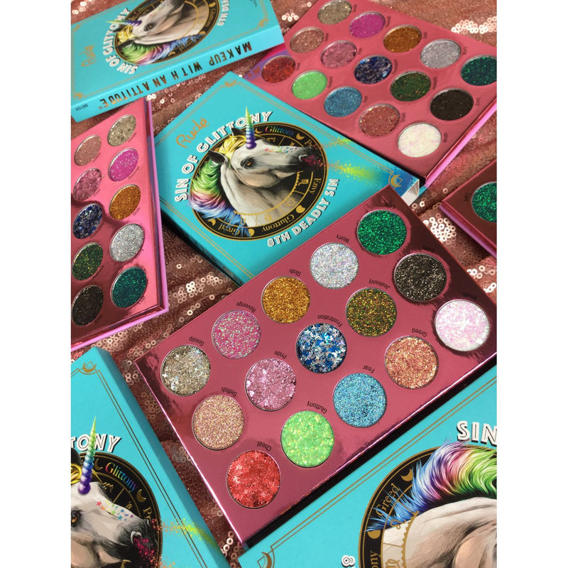 Rude Cosmetics Sin of Glittony Glitter Palette Eyeshadow Palette