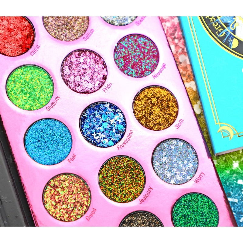 Rude Cosmetics Sin of Glittony Glitter Palette Eyeshadow Palette