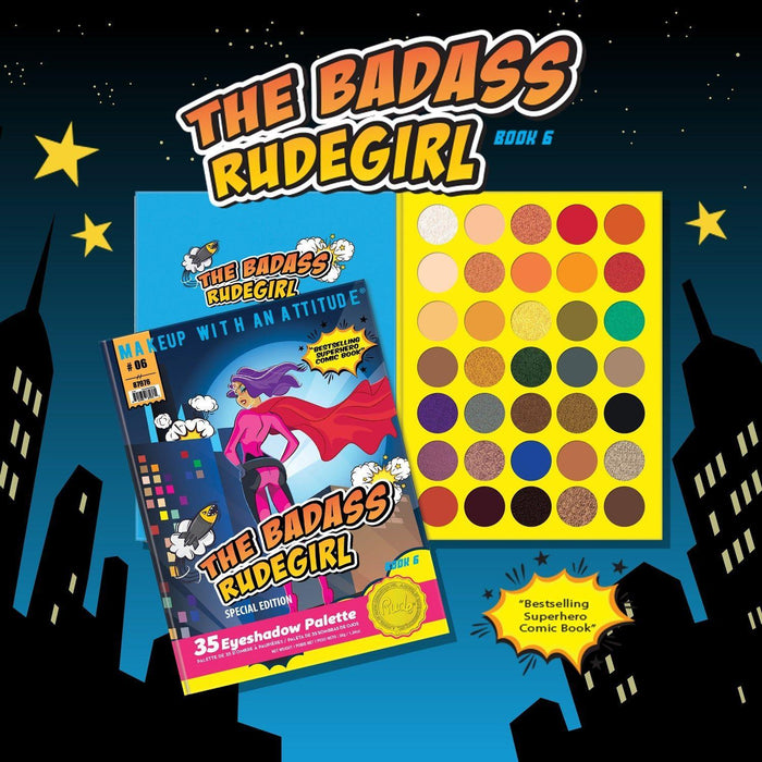 Rude Cosmetics - Rude Cosmetics - The Badass Rudegirl 35 Eyeshadow Palette - Book 6