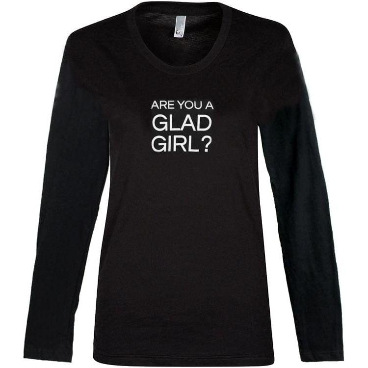 GladGirl "Are You A GladGirl?" T-Shirt Marketing