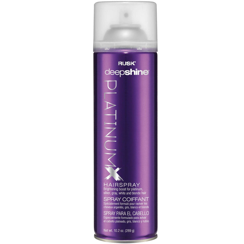 Rusk Deepshine PlatinumX Hairspray, 10.2 oz