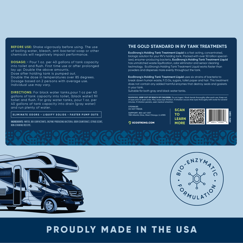 EcoStrong RV Holding Tank Treatment Liquid - Citrus RV > Holding Tank Treatment