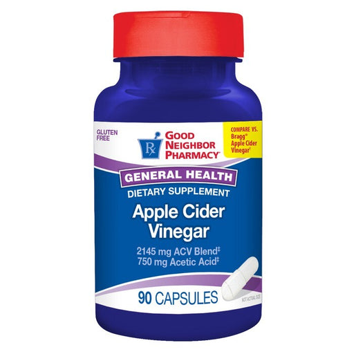 Good Neighbor Pharmacy Good Neighbor Pharmacy Apple Cider Vinegar Capsules 90ct Vitamins & Supplements White Smoke