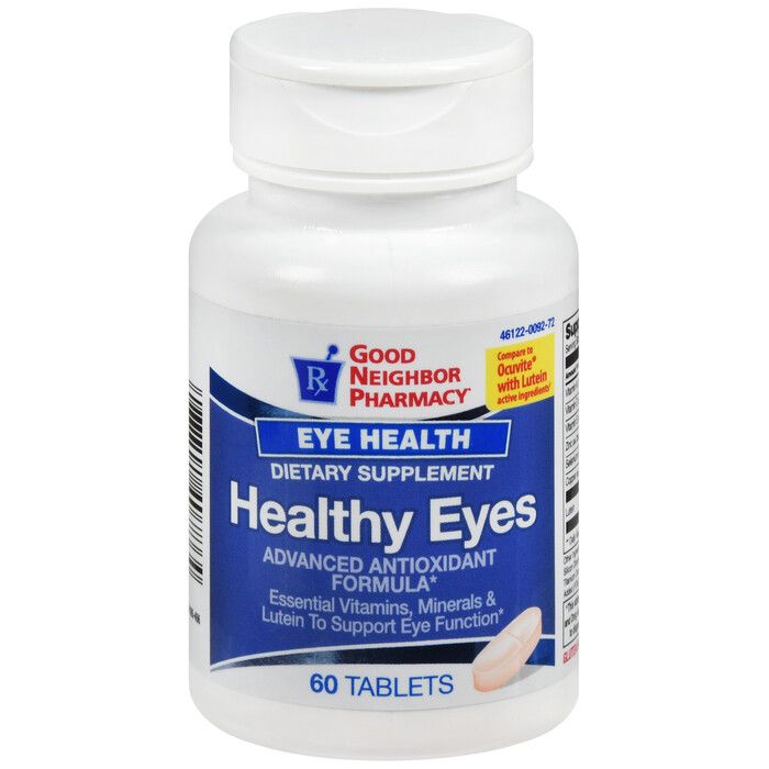 Good Neighbor Pharmacy GNP HEALTHY EYES TABLETS, 60 COUNT Vitamins & Supplements