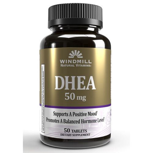 Windmill Windmill DHEA 50mg Hormone Support Supplement, 50 Tablets Vitamins & Supplements White Smoke