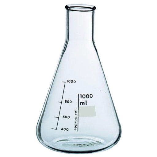 Pyrex 1000 mL (1L) Borosilicate Glass Erlenmeyer Flask Science & Laboratory