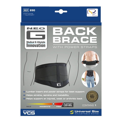 Neo G Neo G Back Brace with Power Straps (One Size Fits All) Supports & Braces