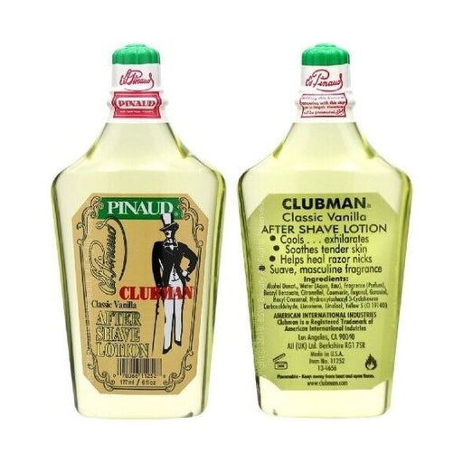Clubman Pinaud Classic Vanilla After Shave Lotion 6 Oz