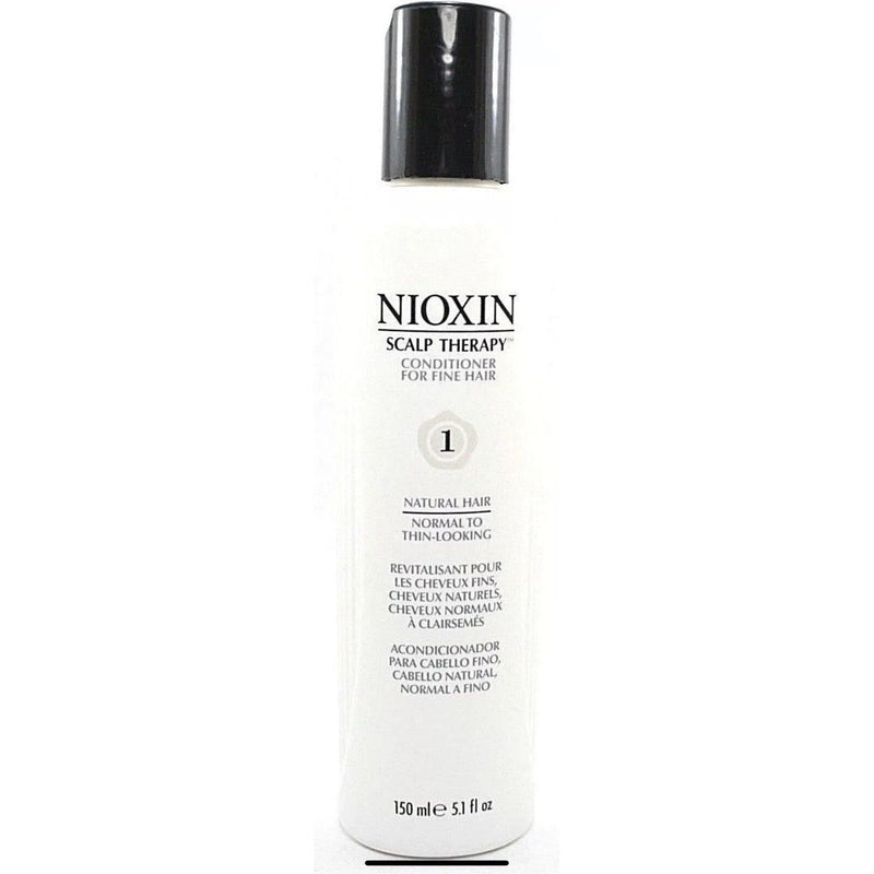 VIP Extensions Nioxin System 1 Scalp Therapy for Fine Natural Normal to Thin-Looking Hair, 5.07 oz Scalp Treatment White Smoke