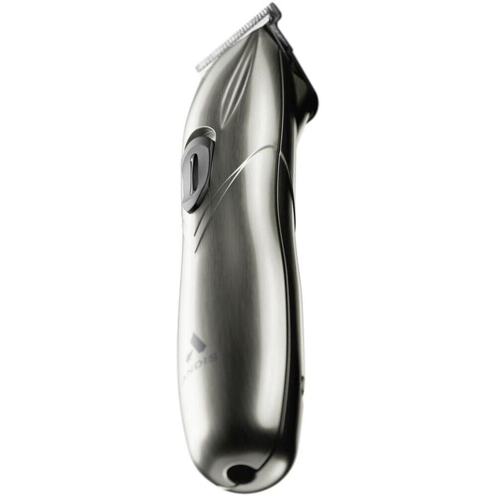 Andis Professional Master Cordless Clipper Lithium Ion Adjustable Blade #12660 & Slimline Pro Li Cordless T-Blade Hair Trimmer D-8 Chrome #32810