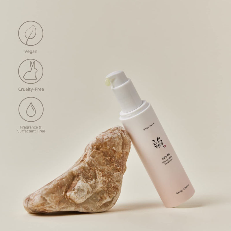 AsiaBeautyMall Beauty Of Joseon Ginseng Moist Sun Serum SPF 50+ PA++++ Sunscreen Gray