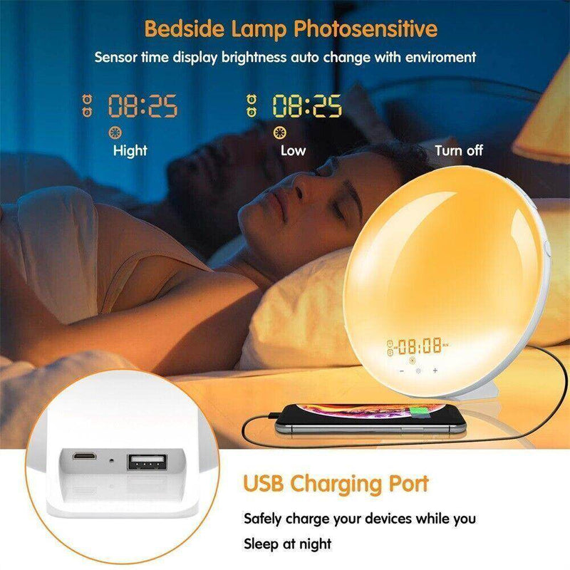 SmartPursue™ Wake Up Sunrise Simulation Alarm Clock Alarm Clocks