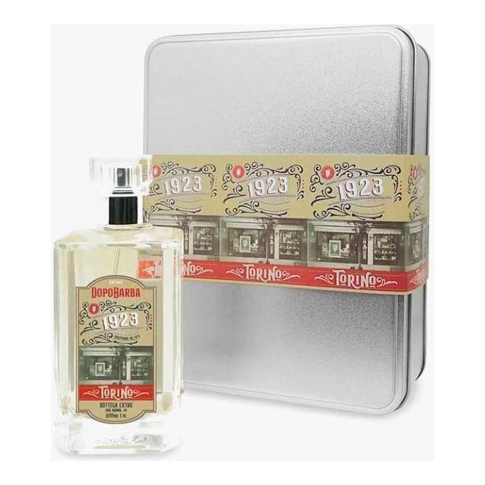 Extro Cosmesi Extro Cosmesi 1923 Torino Shaving Collection Limited Edition Shaving Set Light Gray EDT Aftershave 3.4 oz