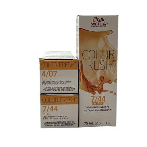 VIP Extensions Wella Color Fresh Semi-Permanent Hair Color 4/07 Semi-Permanent Hair Color White Smoke