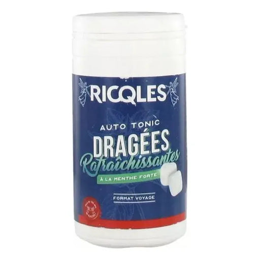 Ricqles Auto Tonic Dragees Giant Strong Mint Lozenges 73G