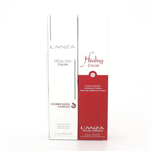 VIP Extensions L'ANZA Healing Color Cream Haircolor 5RRC Medium Ultra Red Copper Brown Permanent Hair Color White Smoke