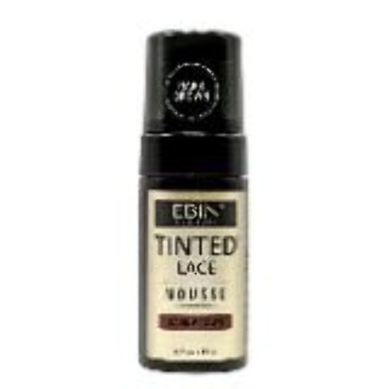 VIP Extensions EBIN New York Tinted Lace Mousse, Medium Dark Brown Mousse Black