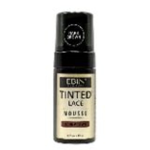 VIP Extensions EBIN New York Tinted Lace Mousse, Medium Dark Brown Mousse Black
