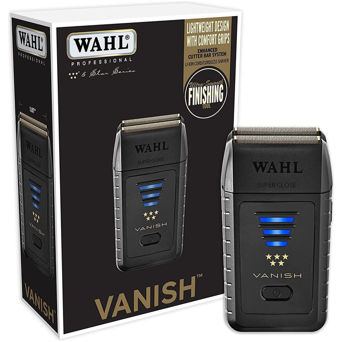 Wahl Professional 5 Star Barber Combo Model No 8180 & Cord/Cordless Vanish Double Foil Shaver #8173-700