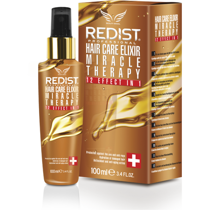 Redist Hair Care Elixir Miracle Therapy 12 Effect In 1 Hair Growth Oil Spray 100Ml (3.4 Fl.Oz)